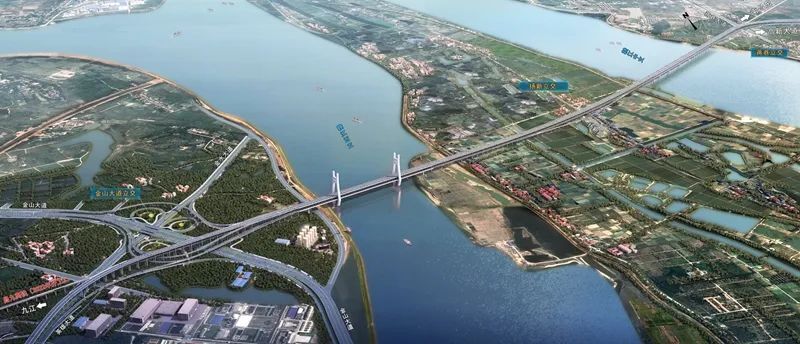 高鐵“八縱八橫”與南昌“十縱十橫”相切線(xiàn)——公鐵兩用隆興大橋建設(shè)全力推進(jìn)